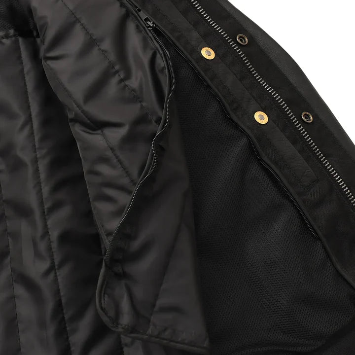 Nightstrike Men’s Motorcycle Leather Jacket