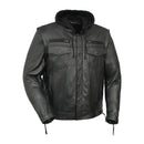 Nightstrike Men’s Motorcycle Leather Jacket